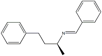 [S,(+)]-N-Benzylidene-1-methyl-3-phenyl-1-propanamine Structure