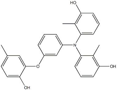 N,N-Bis(3-hydroxy-2-methylphenyl)-3-(2-hydroxy-5-methylphenoxy)benzenamine