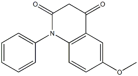 1-(Phenyl)-6-methoxyquinoline-2,4(1H,3H)-dione,,结构式