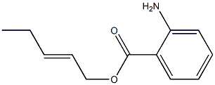 Anthanilic acid 2-pentenyl ester Structure