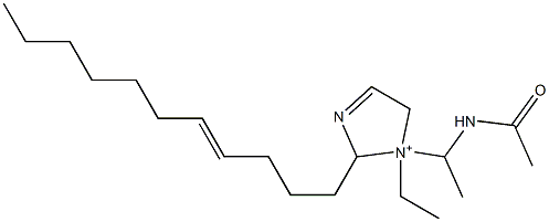  1-[1-(Acetylamino)ethyl]-1-ethyl-2-(4-undecenyl)-3-imidazoline-1-ium