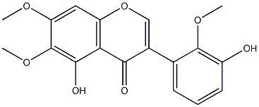 3',5-Dihydroxy-2',6,7-trimethoxyisoflavone|
