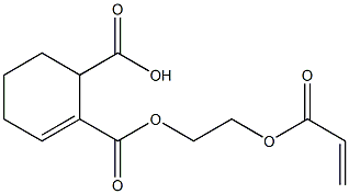 2-Cyclohexene-1,2-dicarboxylic acid hydrogen 2-[2-(acryloyloxy)ethyl] ester,,结构式