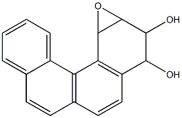 1,2,3,4-Tetrahydro-1,2-epoxybenzo[c]phenanthrene-3,4-diol Structure