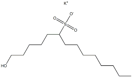 1-Hydroxytetradecane-6-sulfonic acid potassium salt