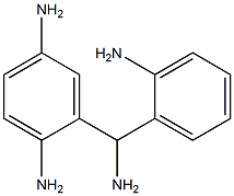 (2-Aminophenyl)(2,5-diaminophenyl)methanamine,,结构式