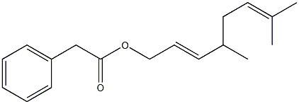 Phenylacetic acid 4,7-dimethyl-2,6-octadienyl ester