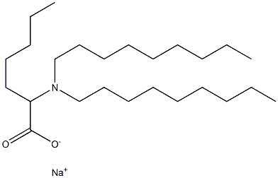 2-(Dinonylamino)heptanoic acid sodium salt