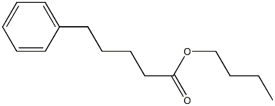 5-Phenylpentanoic acid butyl ester Struktur