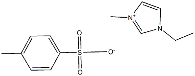 1-ethyl-3-methylimidazolium p-toluenesulfonate Structure