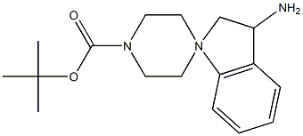 2,3-二氢-3-氨基代螺[1H-茚-1,4'-哌啶]-1'-甲酸叔丁酯,,结构式