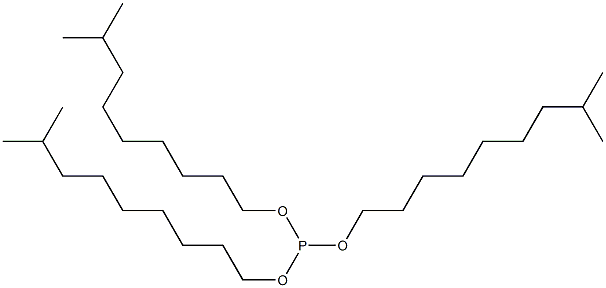 Triisodecyl phosphite Structure