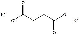 Potassium succinate 化学構造式