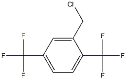 2,5-bis(trifluoromethyl)benzyl chloride Structure