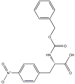 CBZ-L-4-硝基-苯丙氨酸, , 结构式