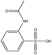 Acetaminobenzene sulfonic acid Struktur