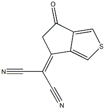 2-(6-Oxo-5,6-dihydro-cyclopenta[c]thiophen-4-ylidene)-malononitrile Structure