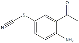 1-(2-Amino-5-thiocyanato-phenyl)-ethanone Structure