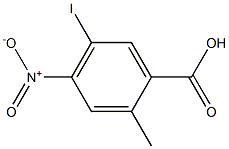 5-Iodo-2-methyl-4-nitro-benzoic acid 结构式