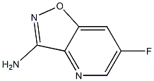 6-Fluoro-isoxazolo[4,5-b]pyridin-3-ylamine,,结构式