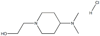 2-(4-(dimethylamino)piperidin-1-yl)ethanol hydrochloride,,结构式