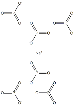 40W/V% ヘキサメタりん酸ナトリウム溶液 化学構造式