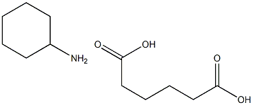 CYCLOHEXYLAMINE ADIPATE Structure