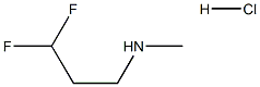 (3,3-difluoropropyl)(methyl)amine hydrochloride Structure