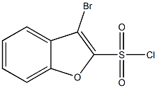 3-bromobenzofuran-2-sulfonyl chloride Struktur