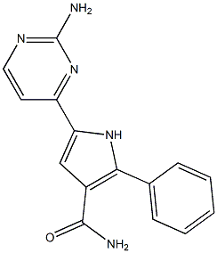 5-(2-aminopyrimidin-4-yl)-2-phenyl-1H-pyrrole-3-carboxamide