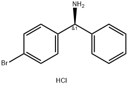 BENZENEMETHANAMINE, 4-BROMO-ALPHA-PHENYL-, (S)- HYDROCHLORIDE 化学構造式