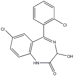 劳拉西泮杂质USP-D, , 结构式