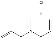 N-甲基二烯丙基胺盐酸盐,,结构式