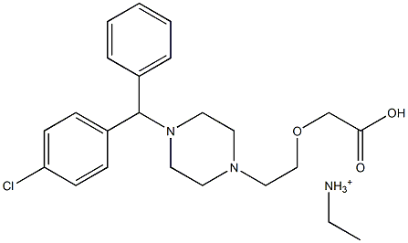 左西替利嗪氨乙酯杂质2,,结构式