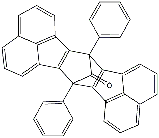7,14-diphenyl-7,14-dihydro-7,14-methanoacenaphtho[1,2-k]fluoranthen-15-one Struktur