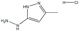 5-hydrazinyl-3-methyl-1H-pyrazole hydrochloride Structure