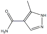 5-Methyl-1H-pyrazole-4-carboxylic acid amide,,结构式