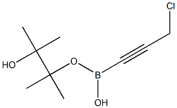 3-chloroprop-1-ynylboronic acid pinacol ester Structure