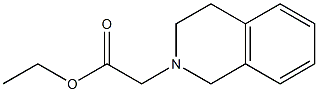 Ethyl 3,4-dihydroisoquinolin-2(1H)-ylacetate 结构式