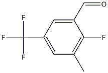 2-Fluoro-3-methyl-5-(trifluoromethyl)benzaldehyde Struktur
