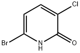 6-Bromo-3-chloropyridin-2-ol Structure