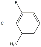 2-CHLORO-3-FLUORO ANILINE 化学構造式