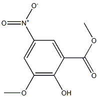 2-Hydroxy-3-methoxy-5-nitro-benzoic acid methyl ester|
