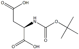 BOC-D-天冬氨酸 结构式