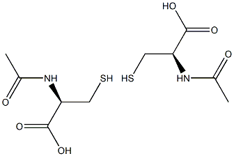 N-ACETYL-L-CYSTEINE N-乙酰-L-半胱氨酸, , 结构式