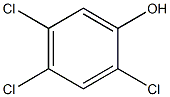 2,4,5-trichlorophenol (13C6, 99%) 化学構造式