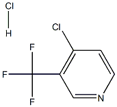 4-氯-3-三氟甲基吡啶盐酸,,结构式