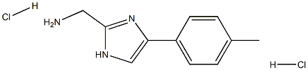 C-(4-P-TOLYL-1H-IMIDAZOL-2-YL)-METHYLAMINE 2HCL,,结构式