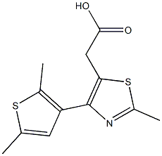 [4-(2,5-DIMETHYLTHIEN-3-YL)-2-METHYL-1,3-THIAZOL-5-YL]ACETIC ACID