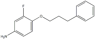 3-FLUORO-4-(3-PHENYLPROPOXY)ANILINE